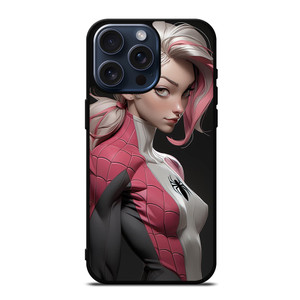 SEXY SPIDER GIRL MARVEL COMICS CARTOON iPhone 15 Pro Max Case Cover