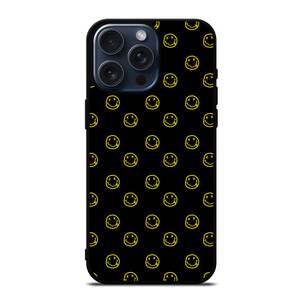 SMILEY FACE NIRVANA PATTERN iPhone 15 Pro Max Case Cover