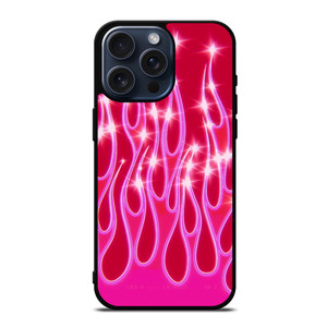 SNINY PINK FLAMES iPhone 15 Pro Max Case Cover