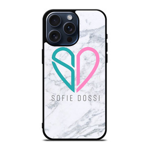 SOFIE DOSSI MARBELE LOGO iPhone 15 Pro Max Case Cover