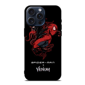 SPIDERMAN x VENOM COLABORATION iPhone 15 Pro Max Case Cover
