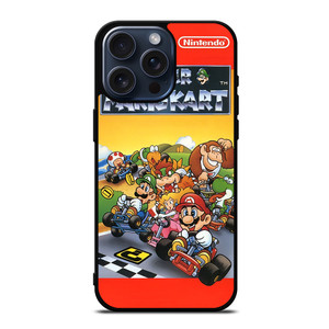 SUPER MARIO KART BROSS GAMES NINTENDO POSTER iPhone 15 Pro Max Case Cover