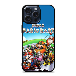 SUPER MARIO KART BROSS NINTENDO GAMES POSTER iPhone 15 Pro Max Case Cover