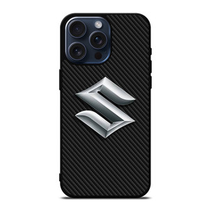 SUZUKI MOTOR CARBON LOGO iPhone 15 Pro Max Case Cover SUZUKI MOTOR CARBON LOGO iPhone 15 Pro Max Case Cover