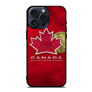 TEAM CANADA HOCKEY LOGO MARBLE iPhone 15 Pro Max Case Cover