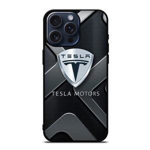 TESLA MOTOR CAR ICON iPhone 15 Pro Max Case Cover