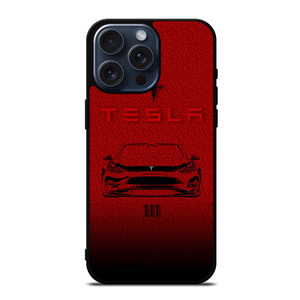 TESLA MOTORS ICON iPhone 15 Pro Max Case Cover