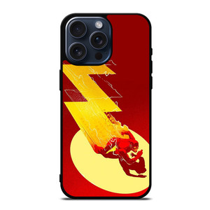 THE FLASH LOGO ART CARTOON iPhone 15 Pro Max Case Cover
