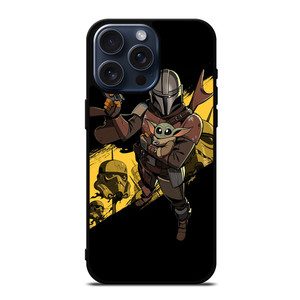 THE MANDALORIAN BABY YODA STAR WARS iPhone 15 Pro Max Case Cover