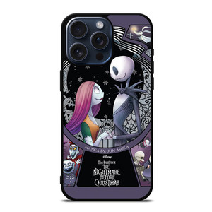 THE NIGHTMARE BEFORE CHRISTMAS DISNEY iPhone 15 Pro Max Case Cover