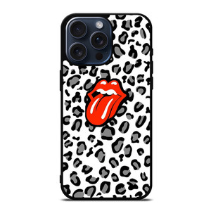 THE ROLLING STONES LEOPARD SKIN iPhone 15 Pro Max Case Cover THE ROLLING STONES LEOPARD SKIN iPhone 15 Pro Max Case Cover