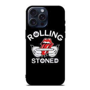 THE ROLLING STONES WEED LOGO iPhone 15 Pro Max Case Cover
