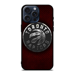 TORONTO RAPTORS RED METAL iPhone 15 Pro Max Case Cover