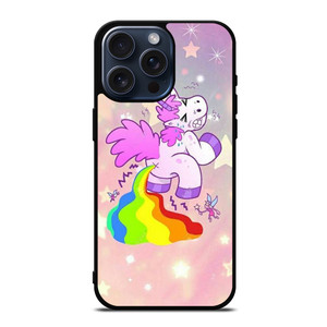 UNICORN POOPING RAINBOW iPhone 15 Pro Max Case Cover