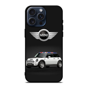 UNION JACK BLUE MINI COPER CAR iPhone 15 Pro Max Case Cover