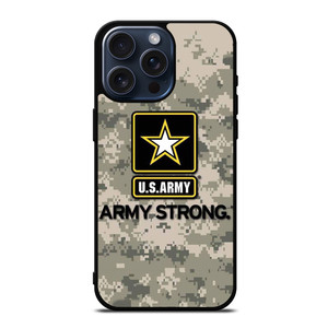US ARMY ARMY STRONG CAMO iPhone 15 Pro Max Case Cover