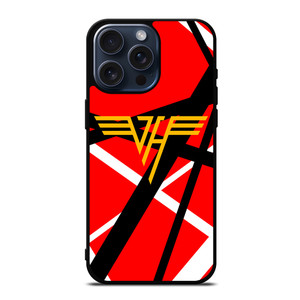 VAN HALLEN RED ABSTRACT LOGO iPhone 15 Pro Max Case Cover
