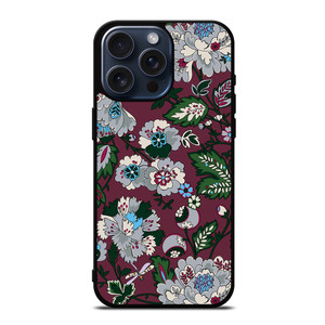 VERA BRADLEY BORDEAUX BLOOMS iPhone 15 Pro Max Case Cover