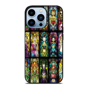 DISNEY PRINCESS STAINED GLASS iPhone 13 Pro Max Case Cover