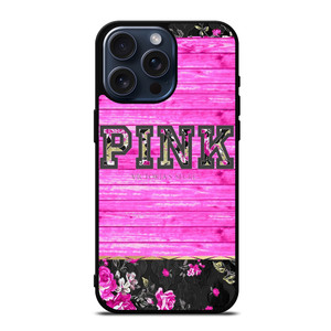 VICTORIA'S SECRET PINK FLORAL iPhone 15 Pro Max Case Cover