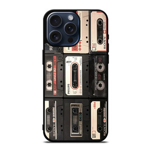 VINTAGE MIXTAPE COLLAGE iPhone 15 Pro Max Case Cover