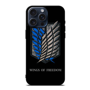 WINGS OF FREEDOM AOT iPhone 15 Pro Max Case Cover
