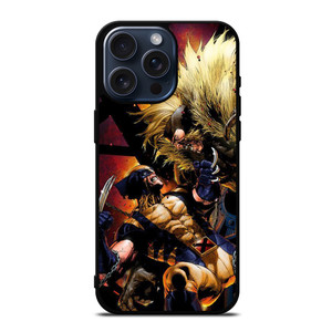 WOLVERINE VS SABRETOOTH iPhone 15 Pro Max Case Cover
