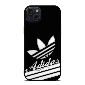 ADIDAS LOGO BLACK RETRO iPhone 15 Plus Case Cover ADIDAS LOGO BLACK RETRO iPhone 15 Plus Case Cover