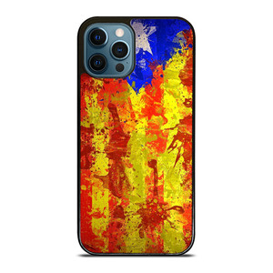 CATALONIA FLAG BRUSHES iPhone 12 Pro Max Case Cover CATALONIA FLAG BRUSHES iPhone 12 Pro Max Case Cover