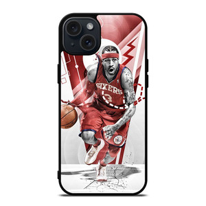ALLEN IVERSON SIXERS BASKETBALL iPhone 15 Plus Case Cover