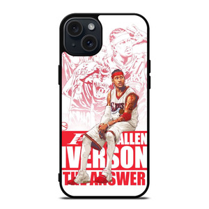 ALLEN IVERSON SIXERS NBA iPhone 15 Plus Case Cover