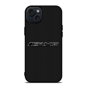 AMG MERCEDES BENZ LOGO CARBON iPhone 15 Plus Case Cover AMG MERCEDES BENZ LOGO CARBON iPhone 15 Plus Case Cover