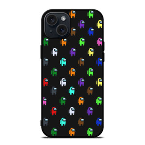 AMONG US GAME PATTERN iPhone 15 Plus Case Cover
