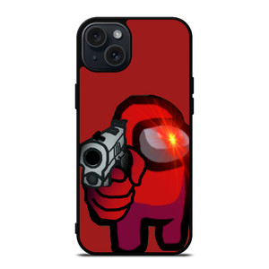 AMONG US IMPOSTOR RED iPhone 15 Plus Case Cover AMONG US IMPOSTOR RED iPhone 15 Plus Case Cover
