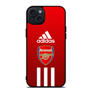 ARSENAL FC ADIDAS STRIPES iPhone 15 Plus Case Cover