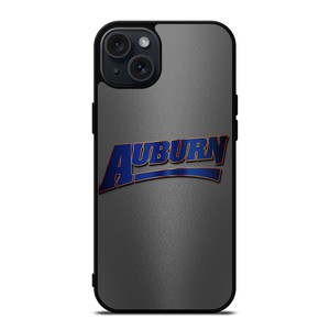 AUBURN TIGERS FOOTBALL METAL LOGO iPhone 15 Plus Case Cover