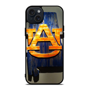 AUBURN TIGERS WOODEN ICON iPhone 15 Plus Case Cover