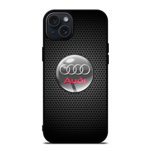 AUDI METAL LOGO iPhone 15 Plus Case Cover
