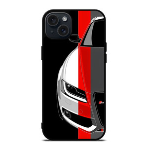AUDI RS SERIES DRAWING iPhone 15 Plus Case Cover AUDI RS SERIES DRAWING iPhone 15 Plus Case Cover