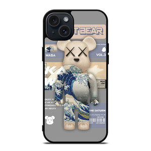 BEARBRICK ROBOT STYLE KAWS iPhone 15 Plus Case Cover BEARBRICK ROBOT STYLE KAWS iPhone 15 Plus Case Cover