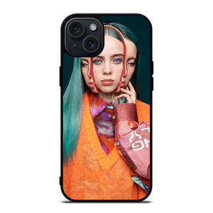 BILLIE EILISH FACE iPhone 15 Plus Case Cover BILLIE EILISH FACE iPhone 15 Plus Case Cover