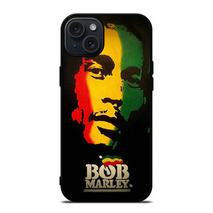 BOB MARLEY RASTA ART FACE iPhone 15 Plus Case Cover