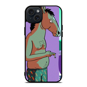 BOJACK HORSEMAN SMOKING iPhone 15 Plus Case Cover BOJACK HORSEMAN SMOKING iPhone 15 Plus Case Cover