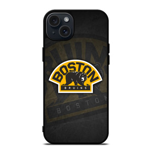 BOSTON BRUINS NHL TEAM iPhone 15 Plus Case Cover BOSTON BRUINS NHL TEAM iPhone 15 Plus Case Cover