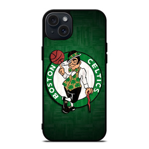 BOSTON CELTICS WOODEN LOGO iPhone 15 Plus Case Cover