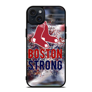 BOSTON RED SOX STRONG ART iPhone 15 Plus Case Cover