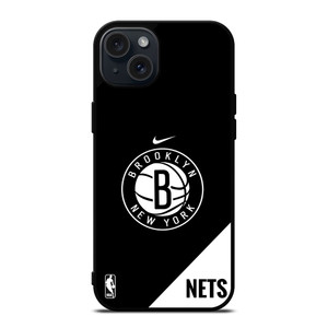 BROOKLYN NETS NIKE NBA LOGO iPhone 15 Plus Case Cover