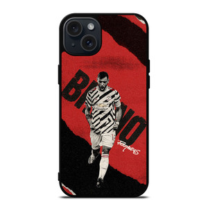 BRUNO FERNANDES MANCHESTER UNITED 3RD KIT iPhone 15 Plus Case Cover