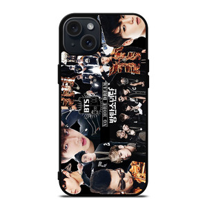 BTS BANGTAN BOYS COLLAGE iPhone 15 Plus Case Cover BTS BANGTAN BOYS COLLAGE iPhone 15 Plus Case Cover