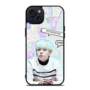 BTS SUGA CUTE iPhone 15 Plus Case Cover